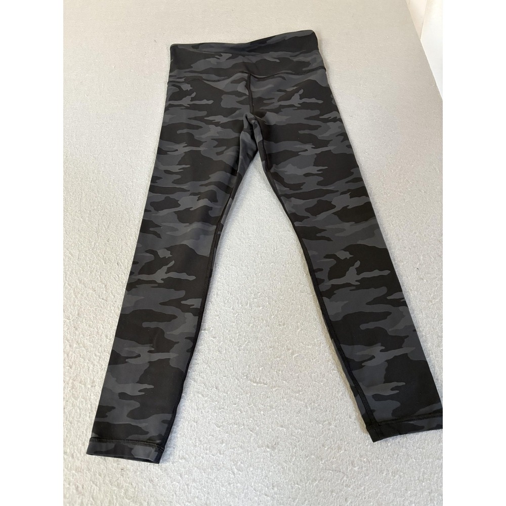 Athleta‎ Leggings Womens Small Black Gray Camo Elation 7/8 Tight Yoga Pants